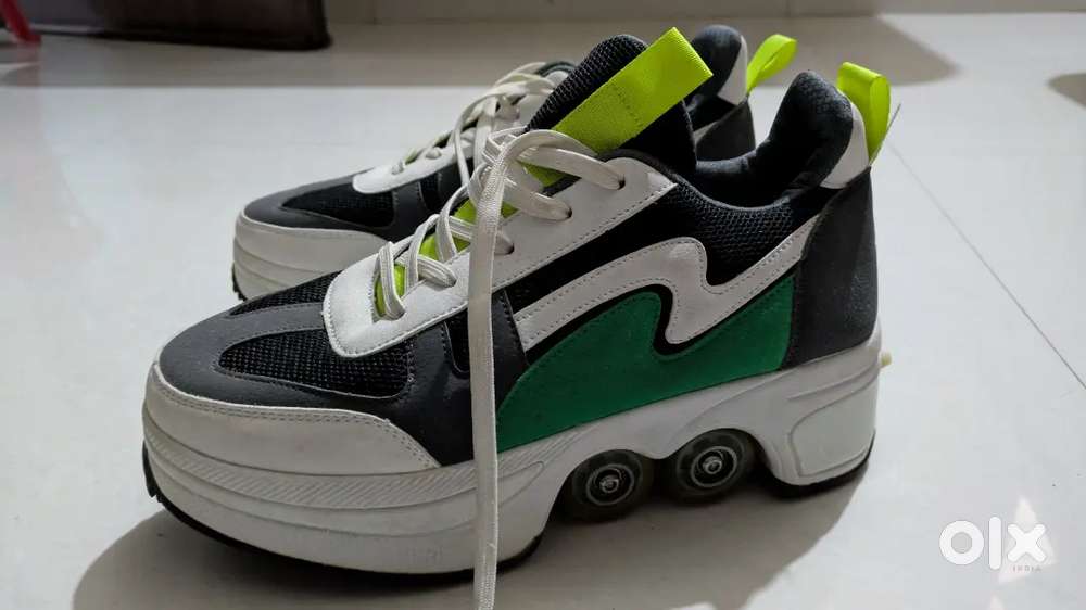 2 in 1 roller skates and Sneakers unisex roller shoes