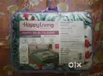 Printed Double Blanket [HappyLiving](Mink)