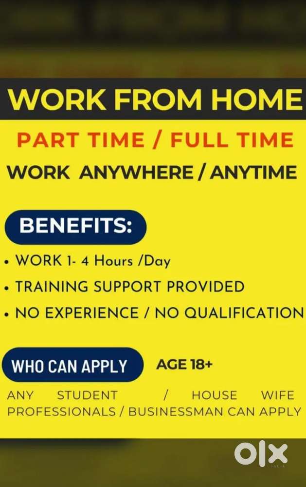 Do you want work from home