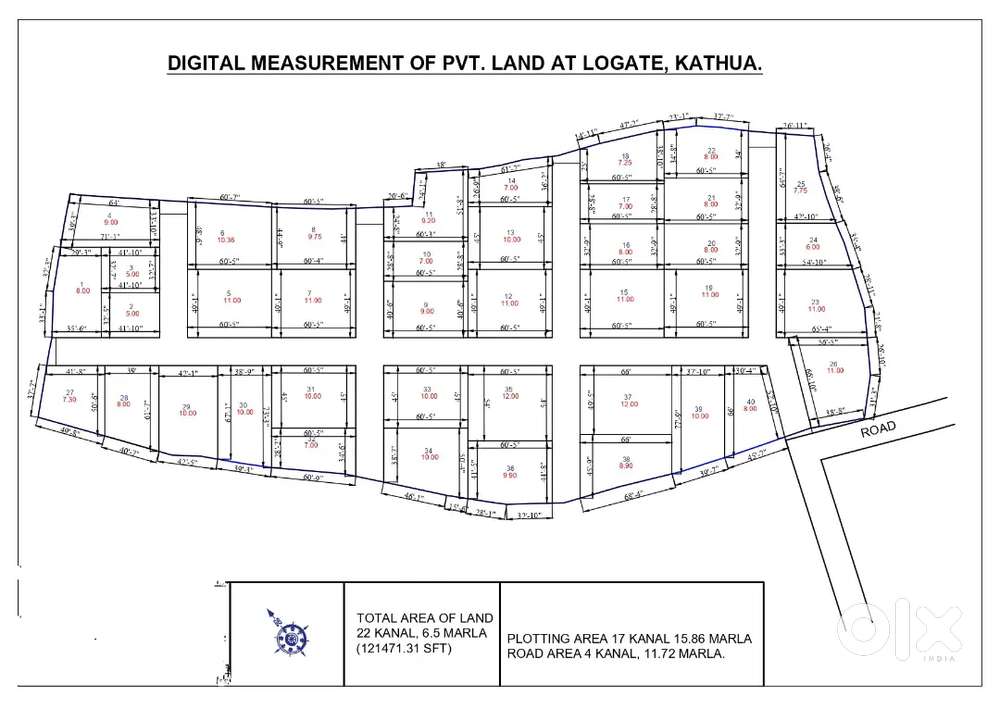 Plots for sale in logate morh kathua