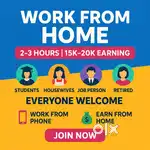 Work From Home, social media earning part time full time work