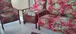 5 seater wooden sofa set