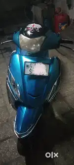 Ladies use scooter