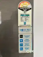 3 years warranty left, 4 stars fridge, 1 hour icing technology