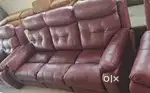 DUMMY RECLINER 3 SEATER DOUBLE BACK FIBER SOFA SET AT ZAM ZAM FURNITUR
