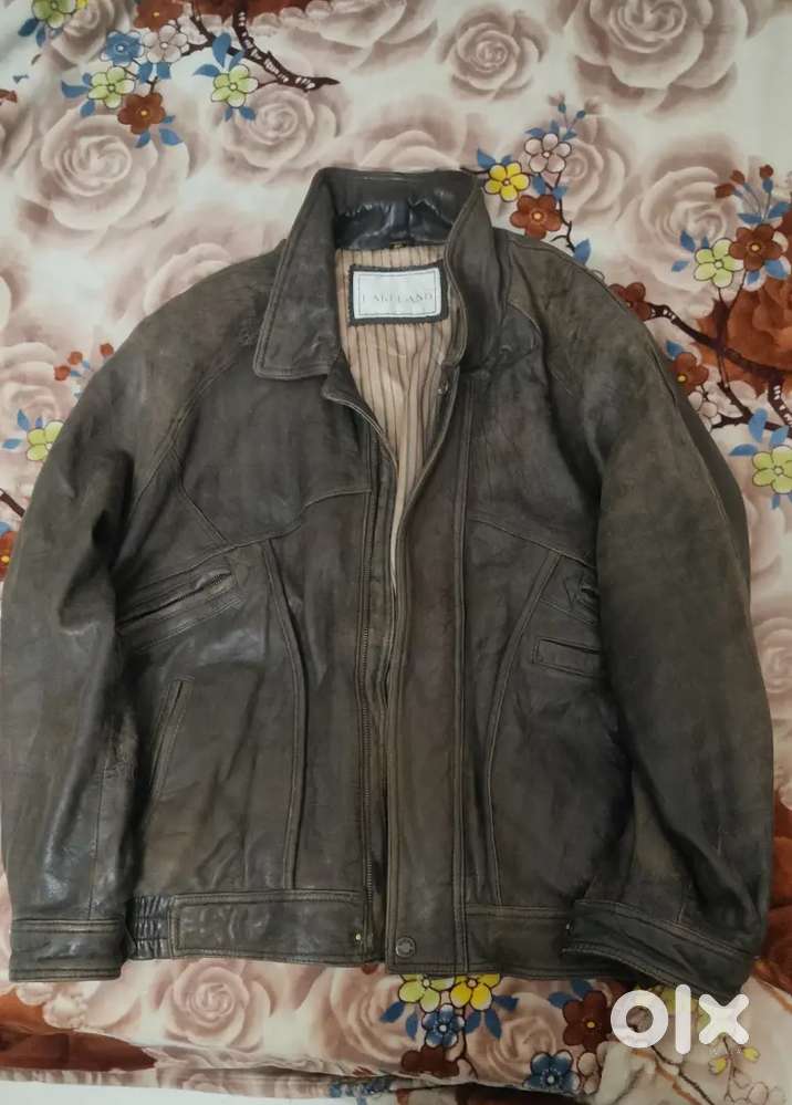 vintage korean leather jacket