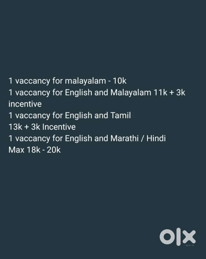 Urgently required telecallers or a BPO