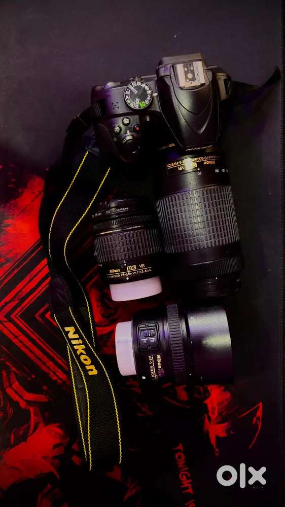 Nikon D3400 Ultimate Lens Bundle!(18-55mm VR,70-300mm Zoom,50mm Prime)