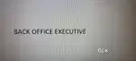 Back Office Executive (Male Maligaon)