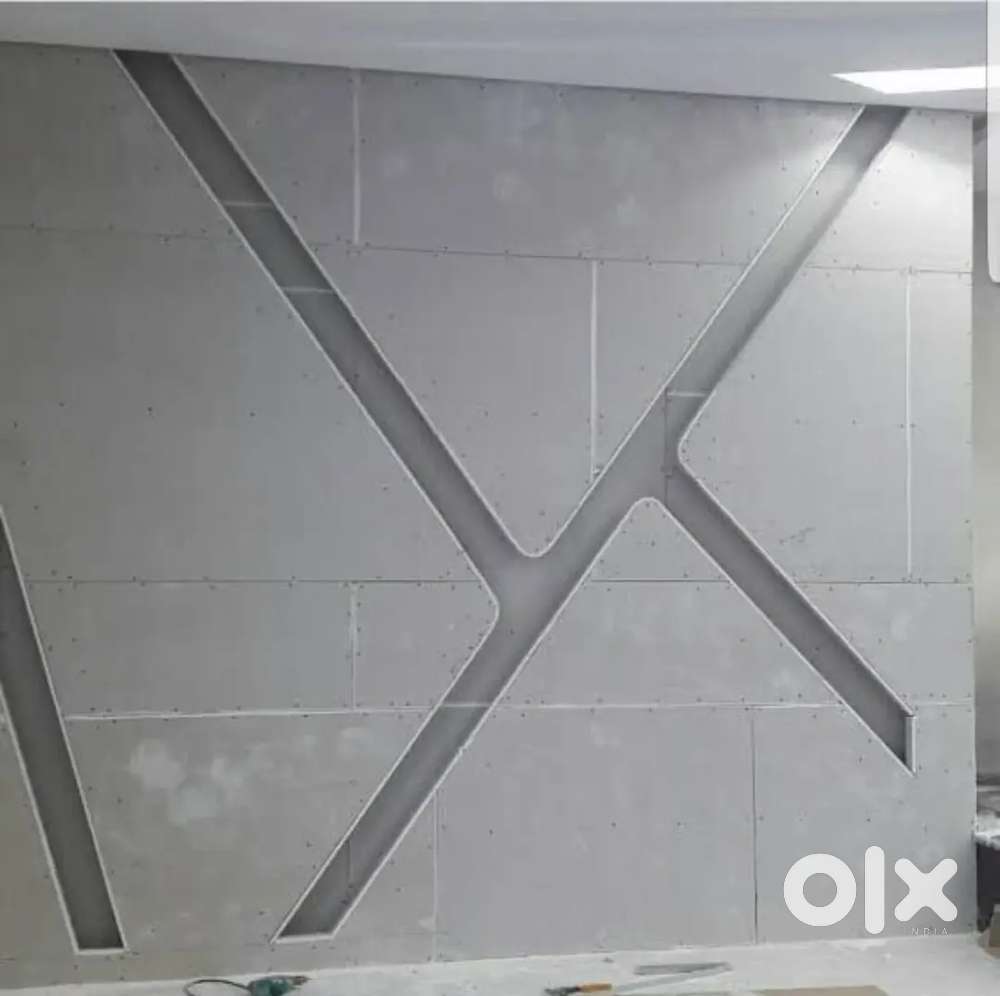 All types of gypsum and board works