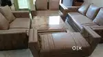 Sofa set, centre table, cushions