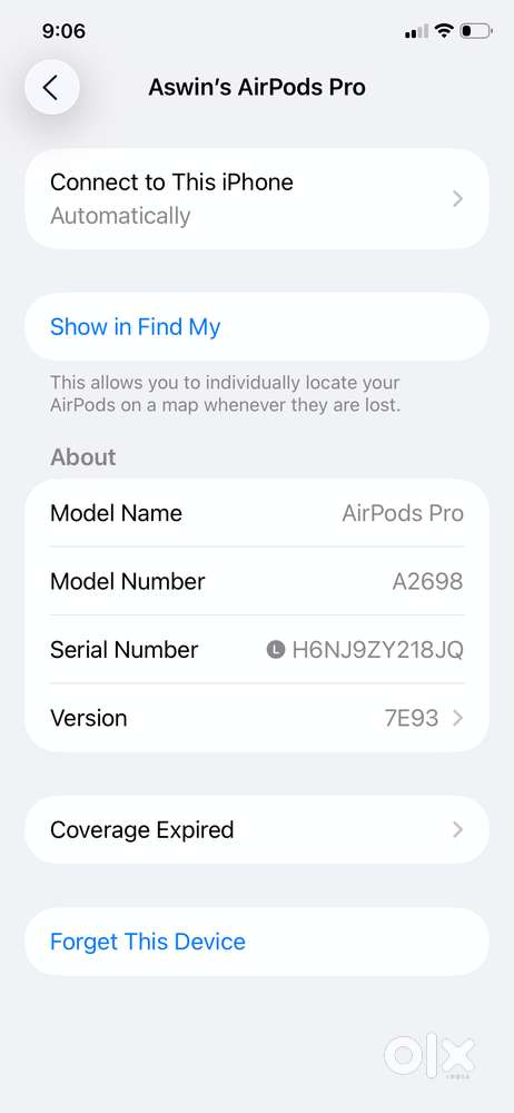 Airpods pro 2nd generation magsafe with left ear bud