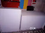 COUNTER TABLE, Glass Door , LED Light board, rotating chair