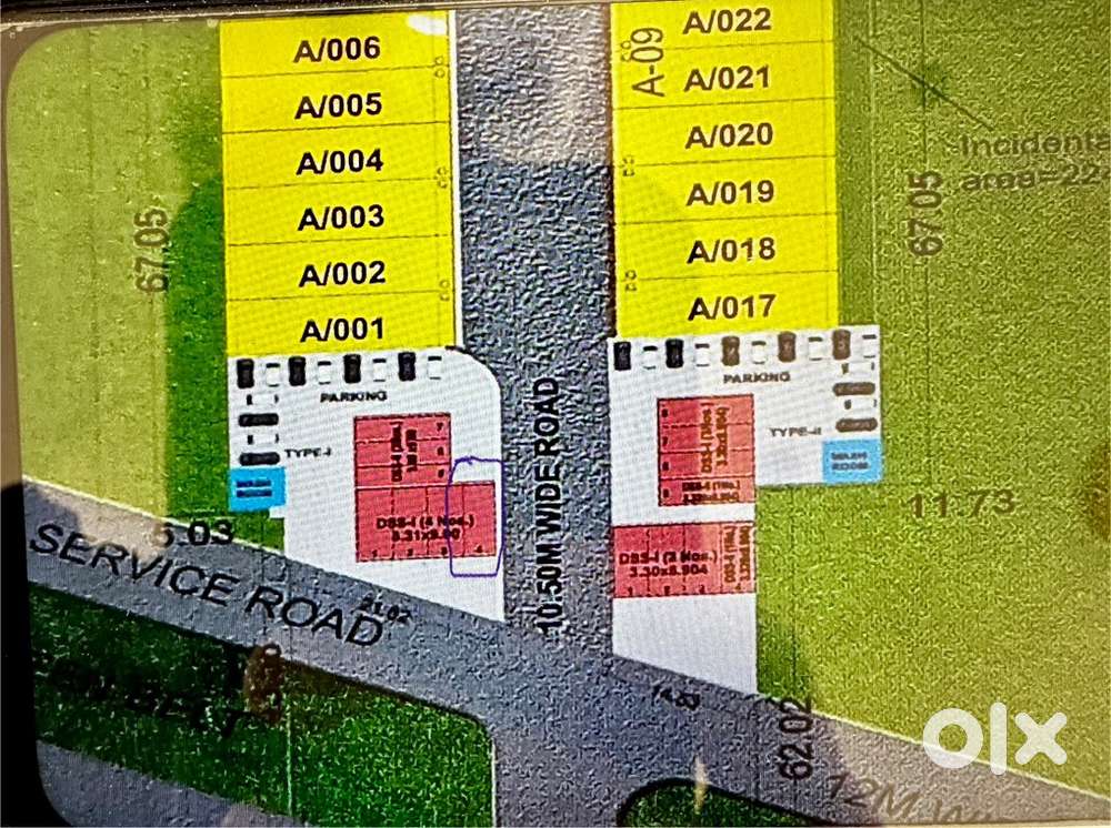 Commercial Corner Plot for DSS Three Side Open
