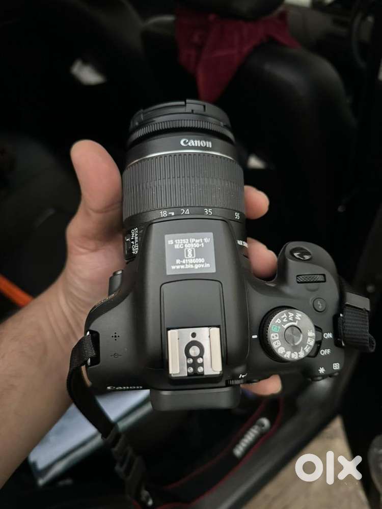 Canon 1500d dslr with lens 18-55mm