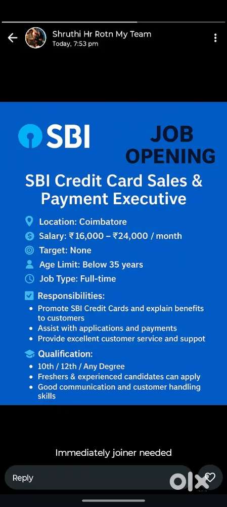 Credit card sales executive inside showroom near your home