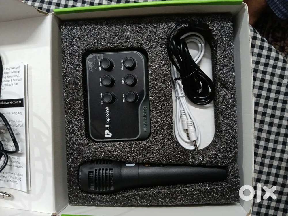 Mic setup for singing