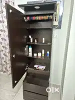 Dressing table with light and storage