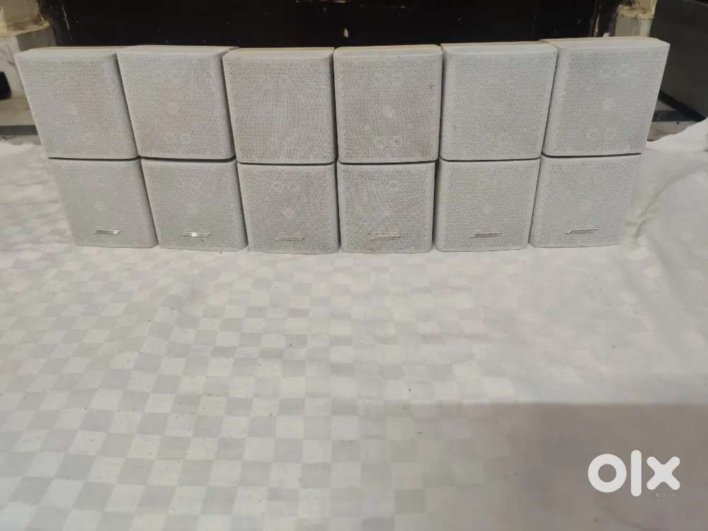 Bose 6 speaker 8 ohms 100watts used any av receiver amplifier