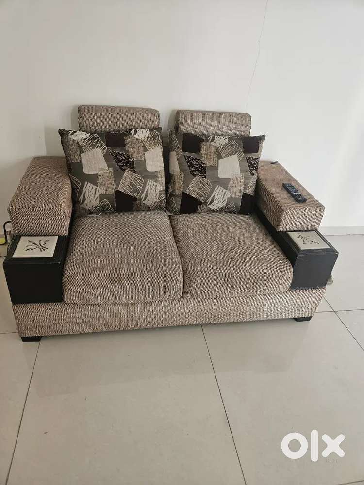 2 Seater Sofa with 2 Big Cushions