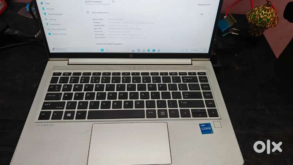 Hp g8 ProBook  i5 11gen 8gb ram 512ssd