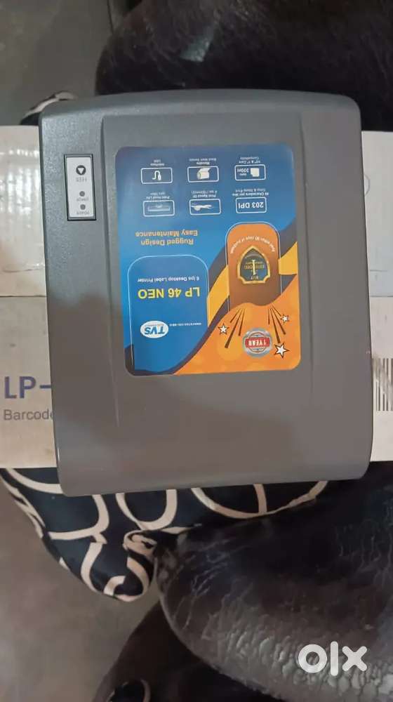 TVS ELECTRONICS LP 46 Neo Label and Barcode Printer with 3 label roll