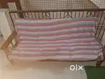 Wooden sofa