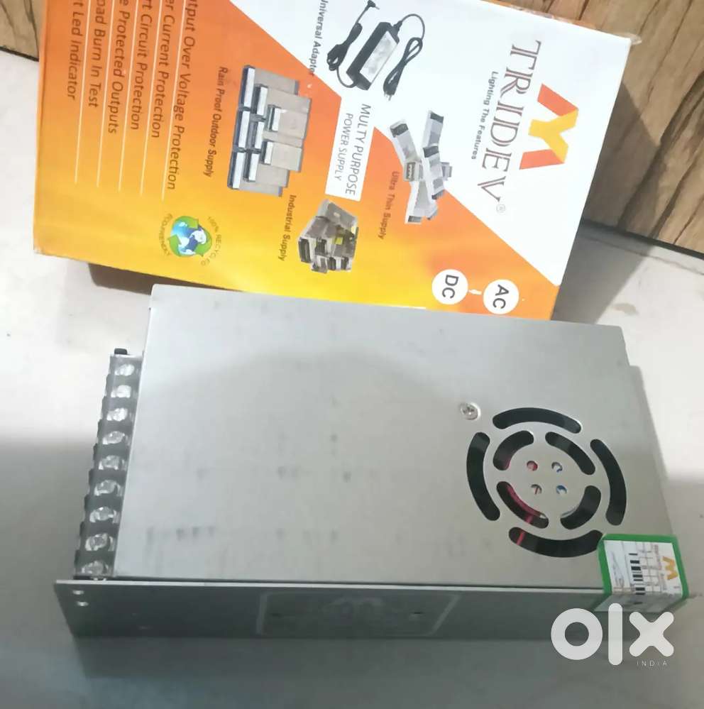Trivedi power supply  Input voltage 110v to 220 v Output 24v 10 ampere