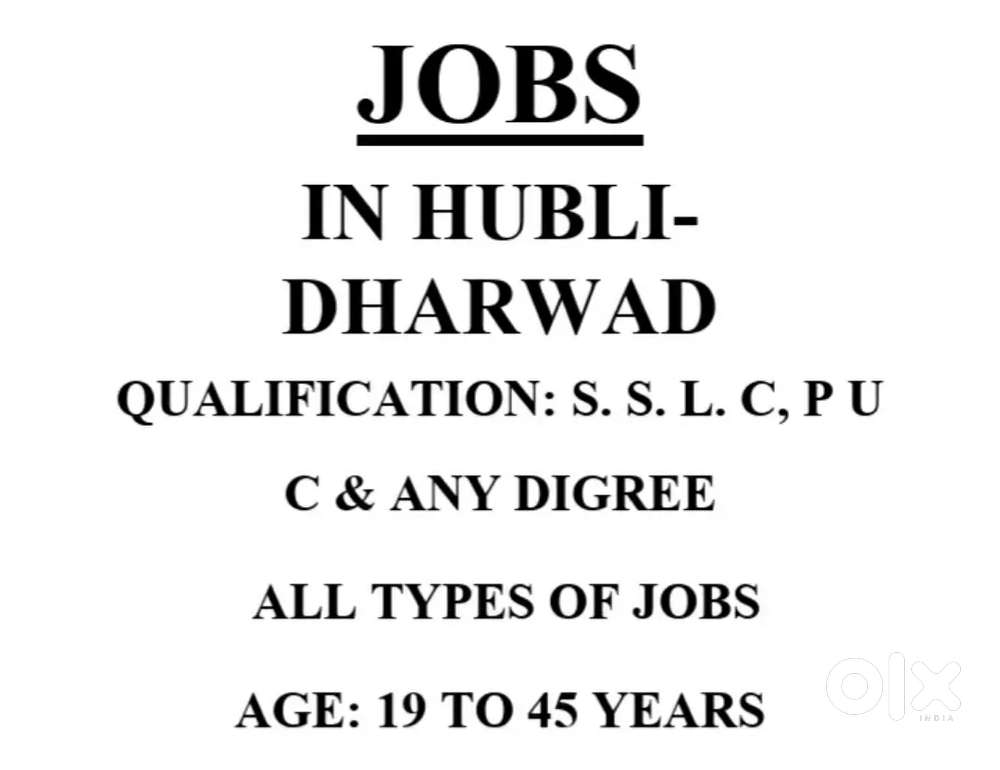 Jobs local for Freshers and Experienced