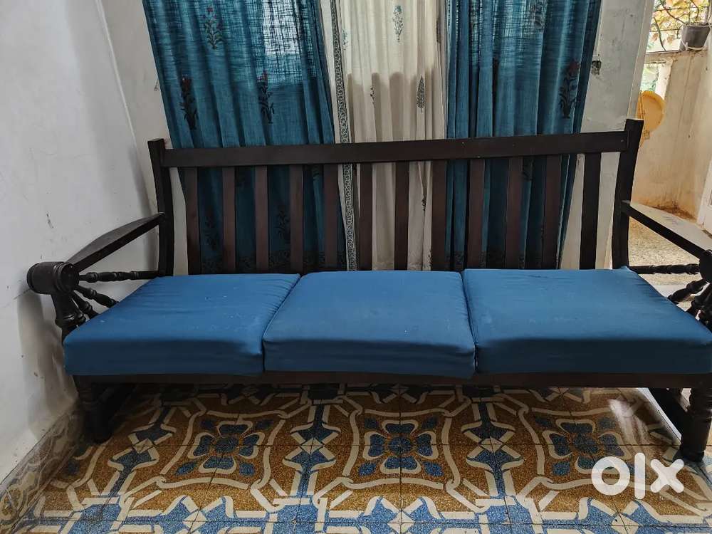 Wooden Sofa with cover