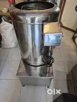 SS Semi Automatic SNACKS OIL DRYER MACHINE