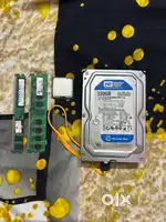 WD 320gb Hard Disk and Intel Duo Core Processor and 4 Gb Computer Ram