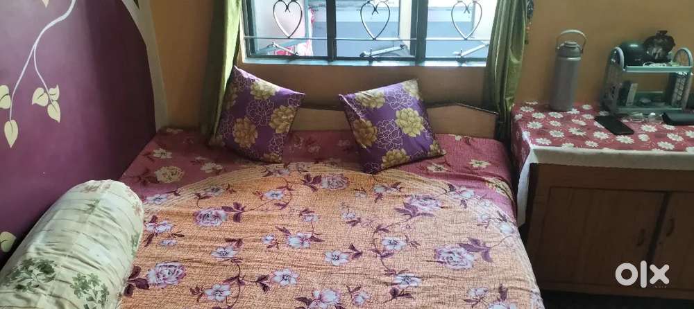 Wooden bed