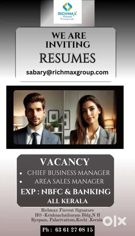 Job vacancy in NBFC Firm