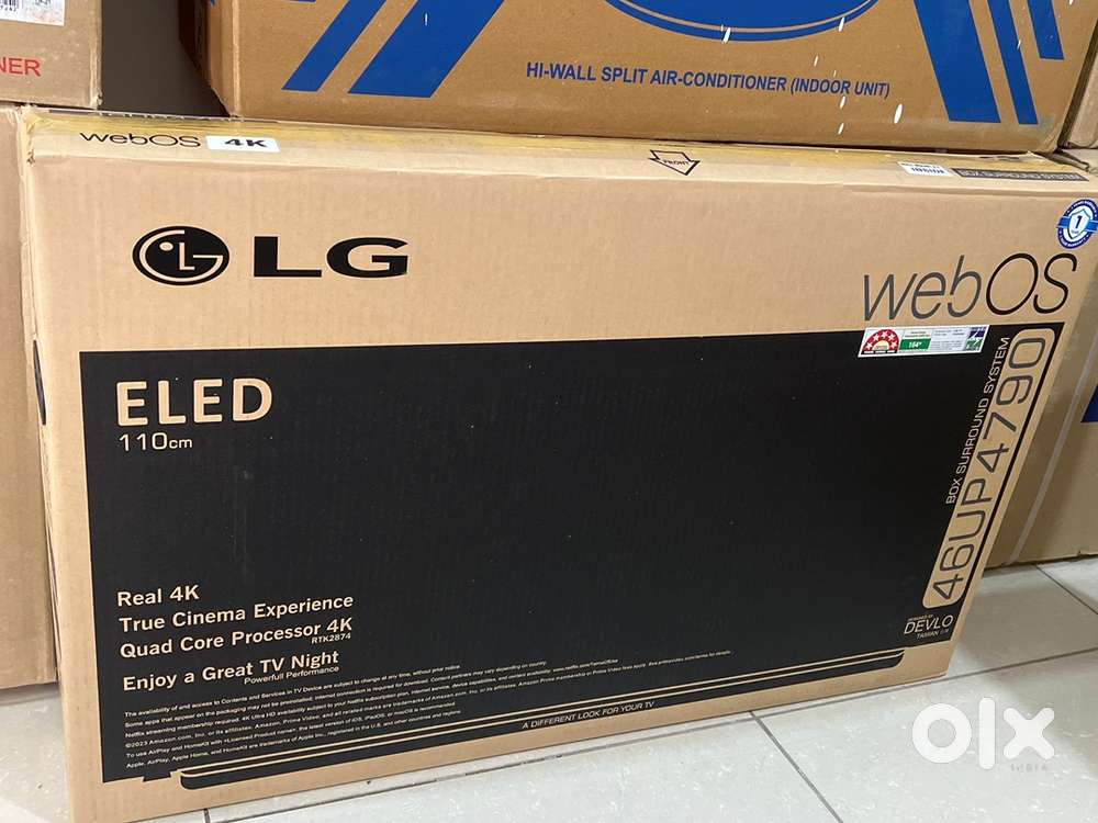 43” Lg ELED 110cm REAL 4k true cinema experience quad core processor