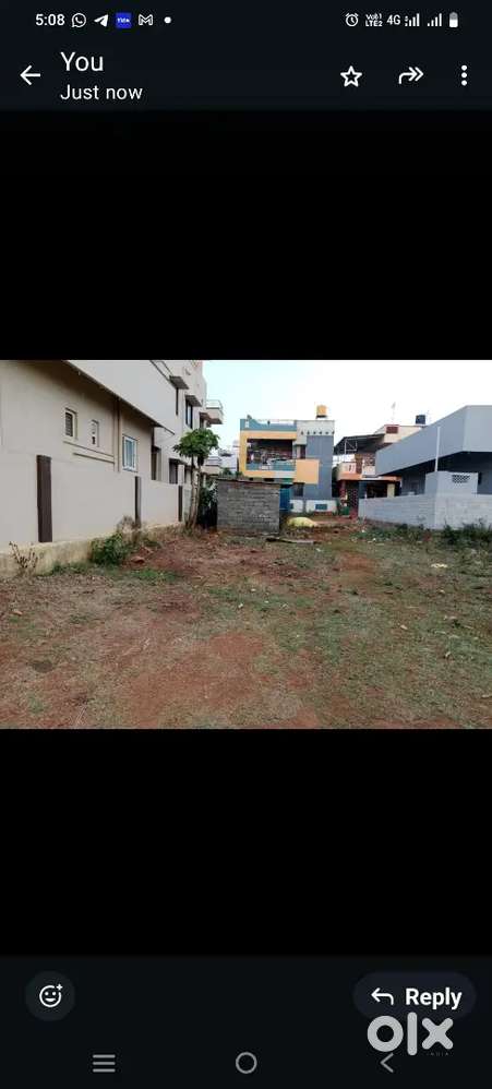 Navanagar GAMANGATTI road plot for sale