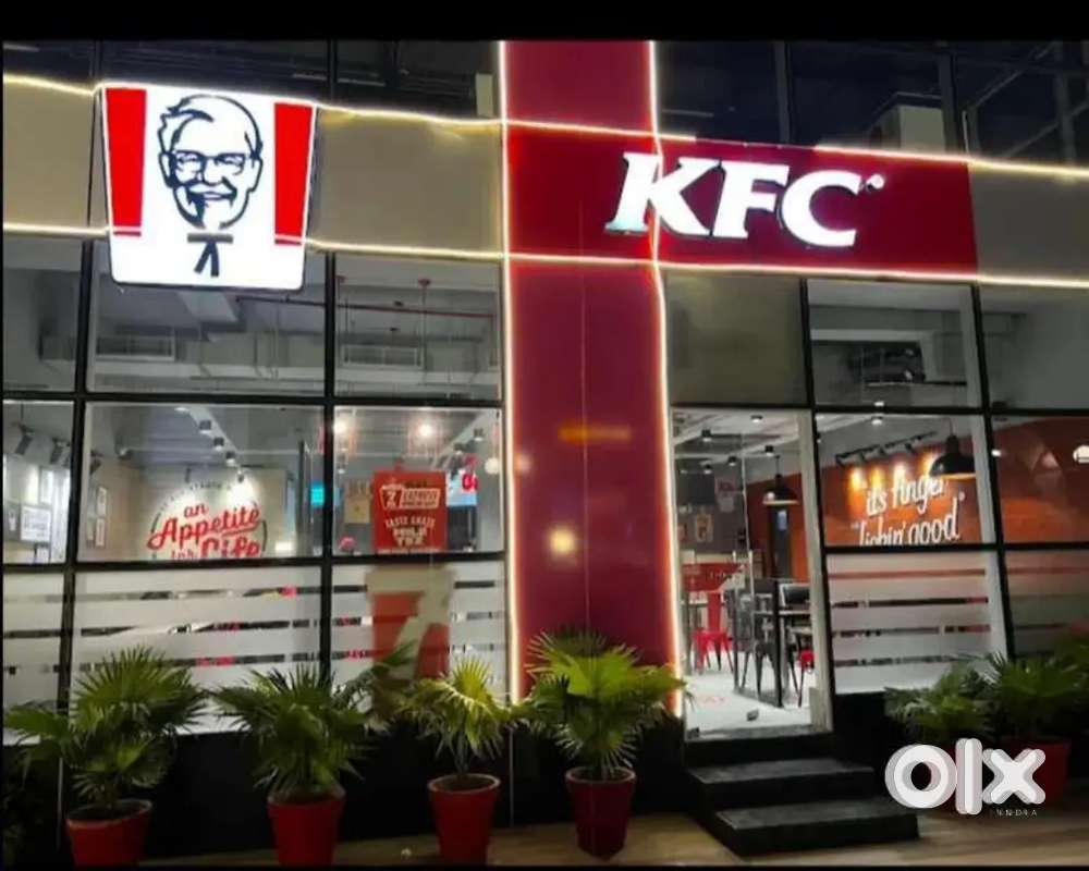 Boys, Girls की KFC STORE में काम के लिए आवश्यकता है !!