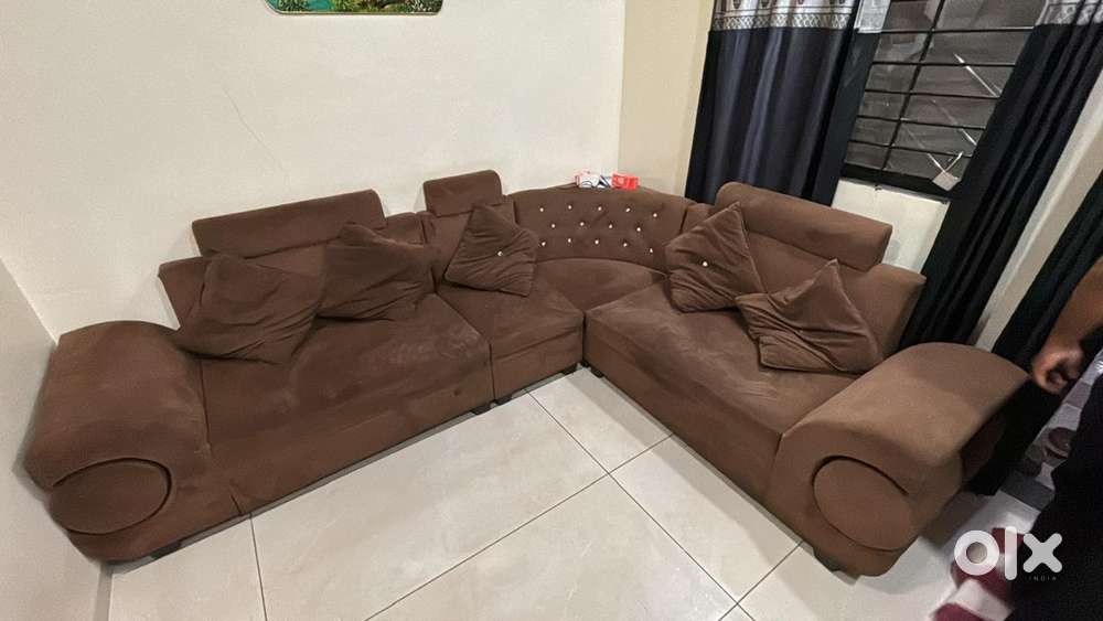 6 seater L shape sofa set