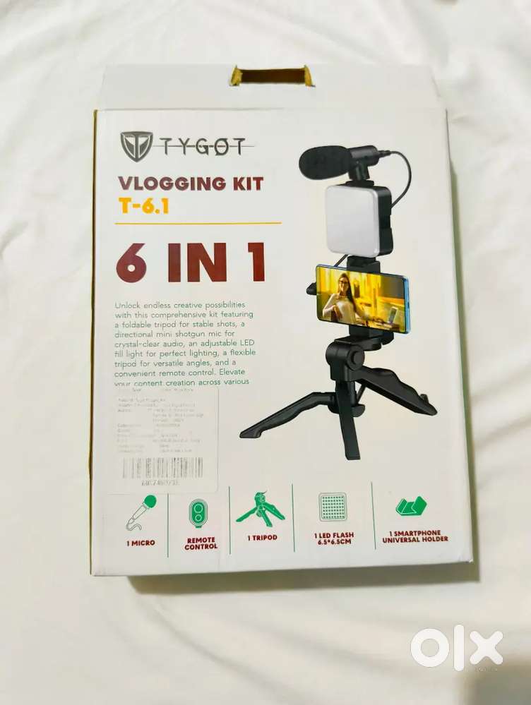 Tygot vlogging kit 6 in 1