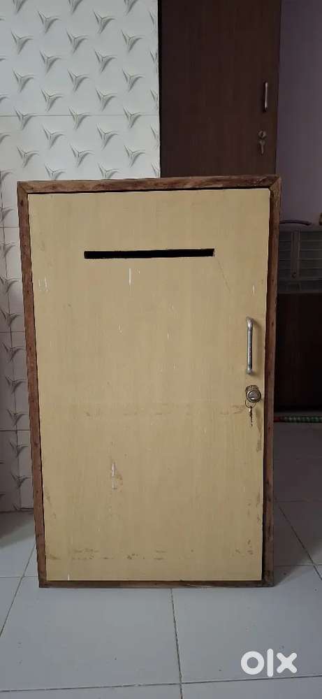 cupboard , Wooden storage stool