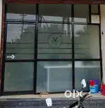 Alluminium glass partition