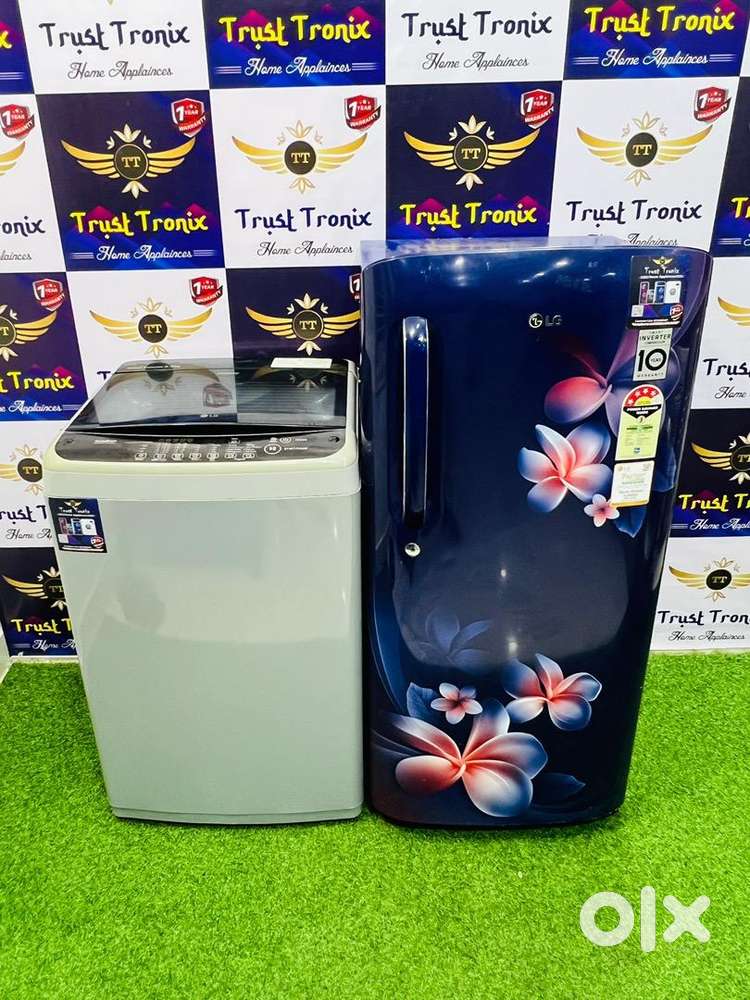 Diccount Combo @₹13,999/- Only both Lg Brand Fridge & washing machine