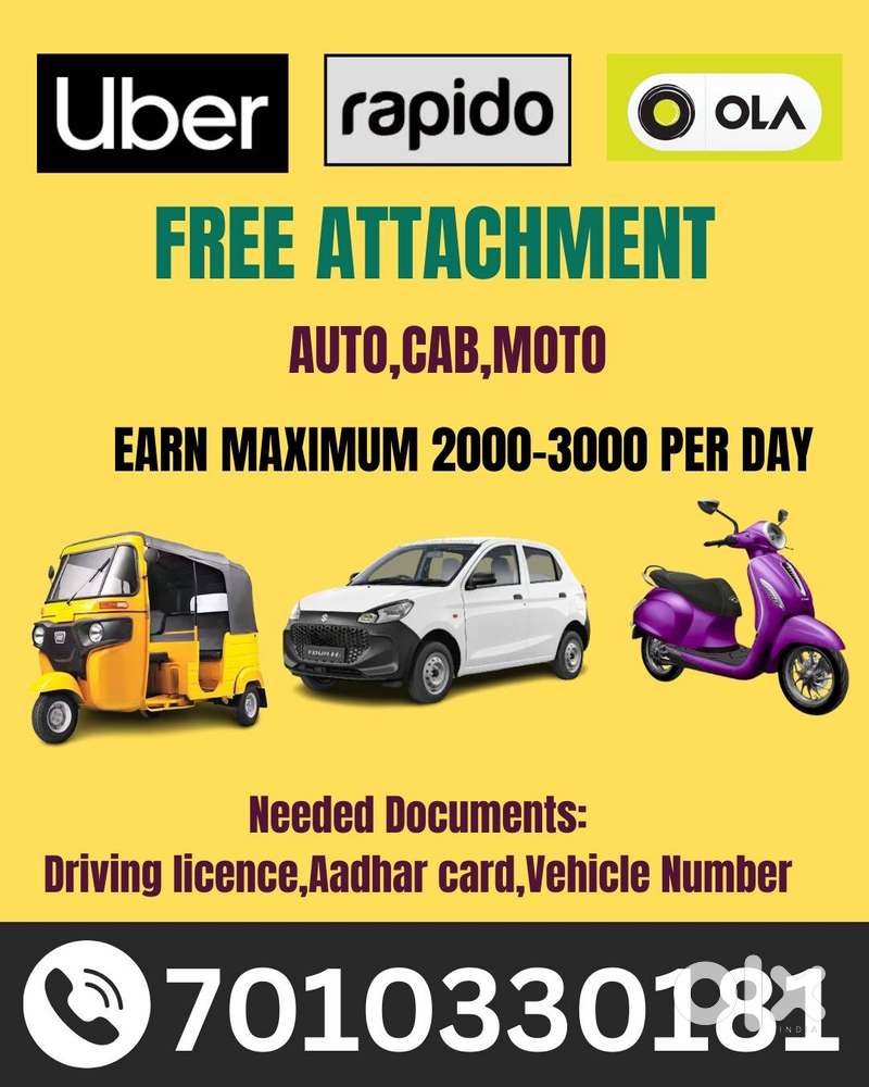 uber ola rapido attachment office