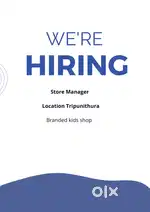 Store manager for branded kids shop