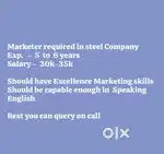 Marketer 5-6 years of exp.