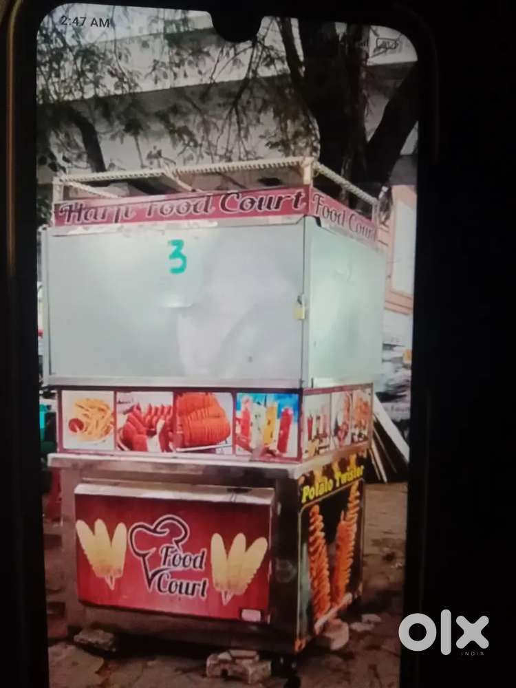 Potato twister stall machine