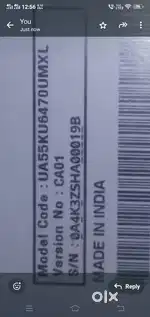 Samsung led smart tv 4k display problem