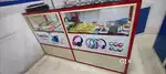 Counters,wall shelf,front fixed glass and door and sealing for sale