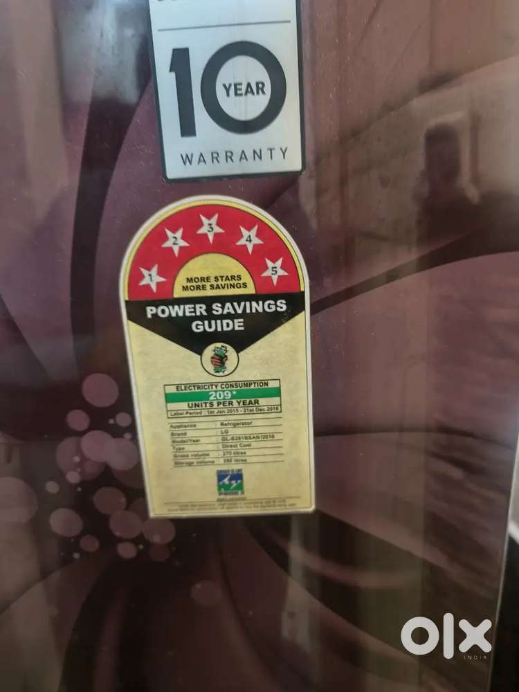 LG 270 Litres Fridge Model 2016