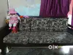 Pure sagwan sofa set only 2.6 year old with table